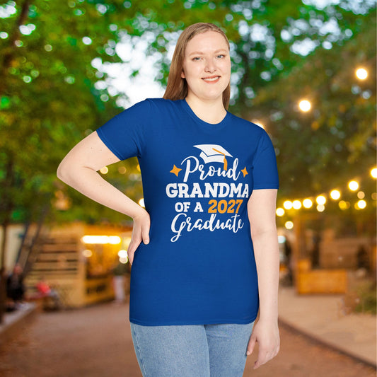 Proud Grandma of a 2027 Graduate Adult T-shirt