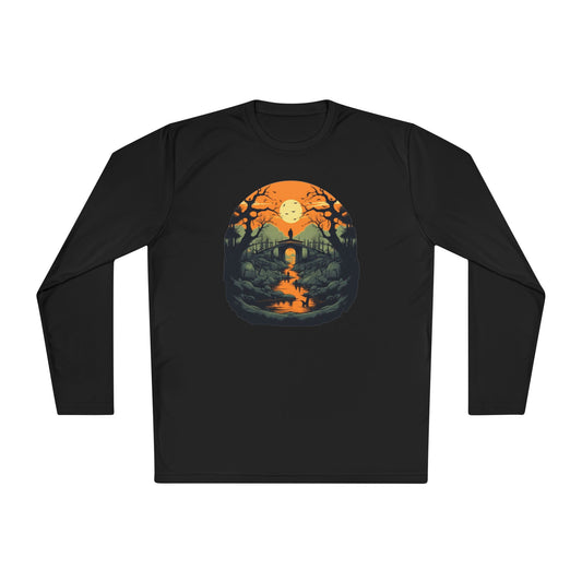 Creepy Cemetery 10 Adult Long Sleeve Tee