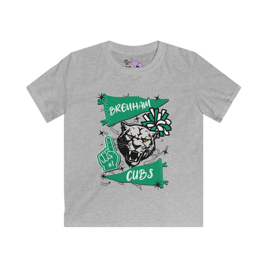 Brenham Cubs #1 Youth Softstyle Tee