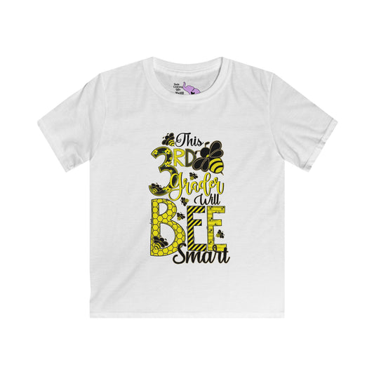 This 3rd Grader Will Bee Smart Youth Softstyle Tee