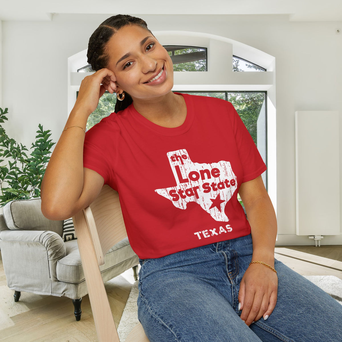 Texas The Lonestar State Adult T-shirt