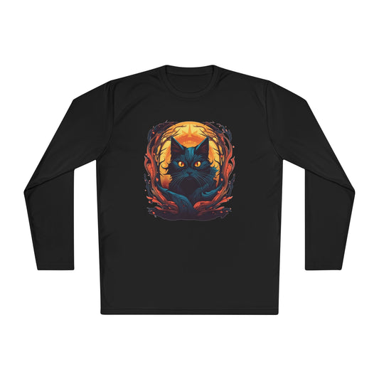 Creepy Black Cats 7 Adult Long Sleeve Tee