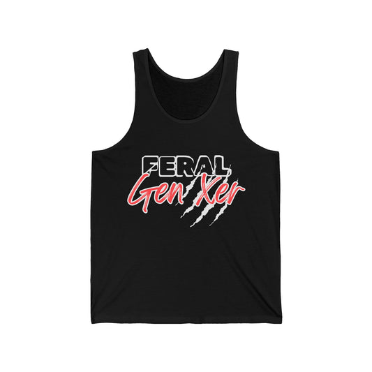 Feral GenXer w/Claws Adult Unisex Tank