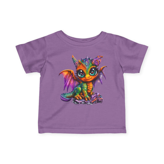 Colorful Baby Dragon Infant Soft T-Shirt