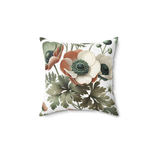 Whimsy in Bloom Throw Pillow