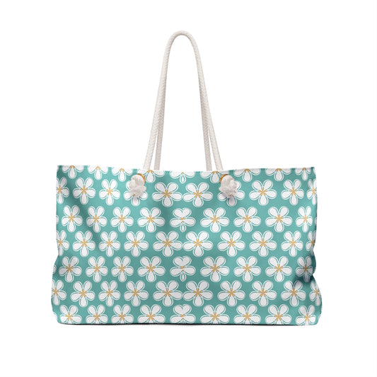 Tealberry Blooms Weekender Bag