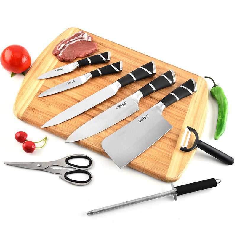 Premium Stainless Steel Knife Set with Acrylic Holder