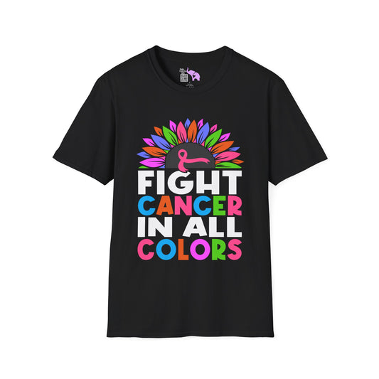Fight Cancer in All Colors 26 Adult T-shirt