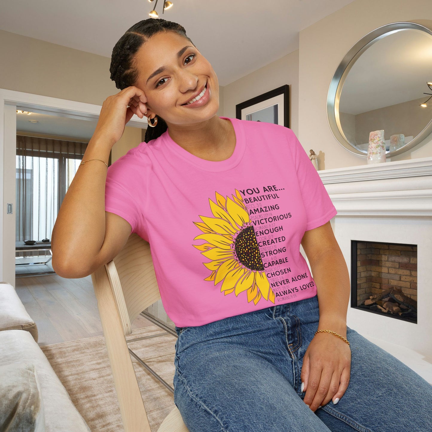 You Are... (Sunflower) Adult T-shirt