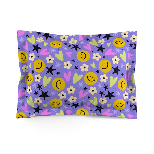 Happy Little Things Pillow Sham
