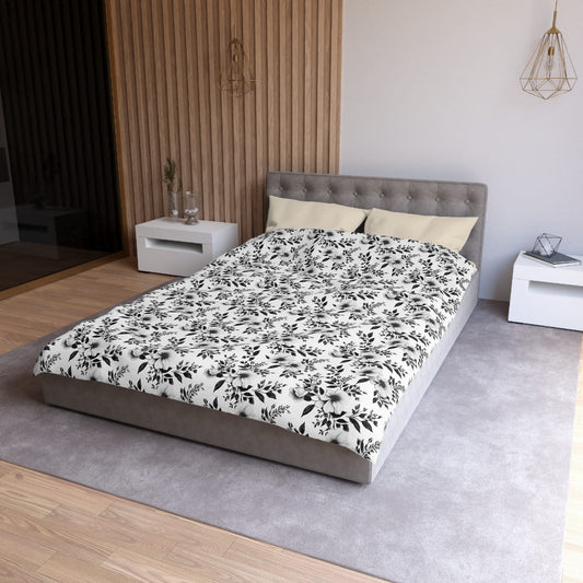 Garden Sketch Microfiber Duvet Cover