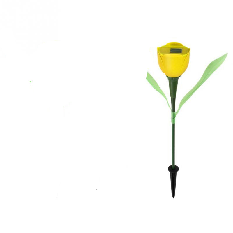 Solar Tulip Flower Garden Stake Lights – LED Outdoor Landscape Lights