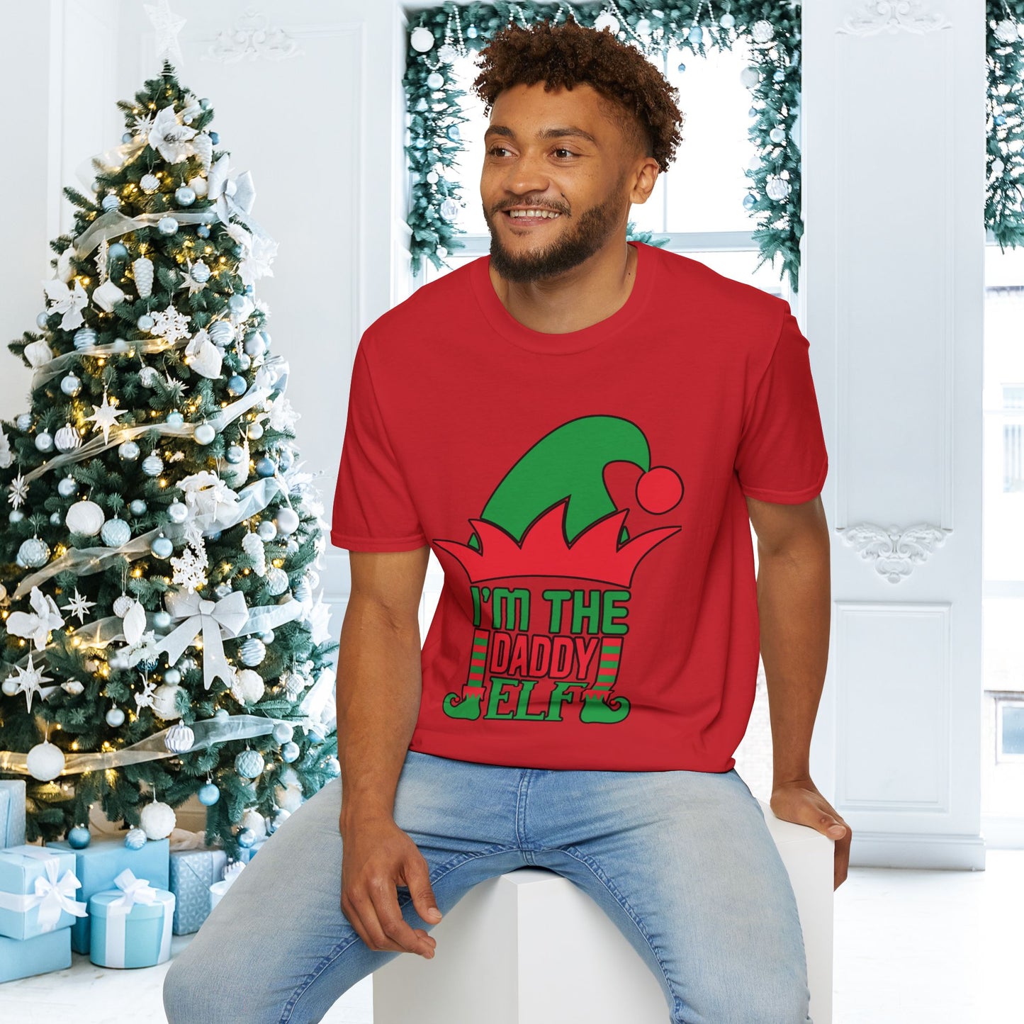 I'm The Daddy Elf Adult T-shirt