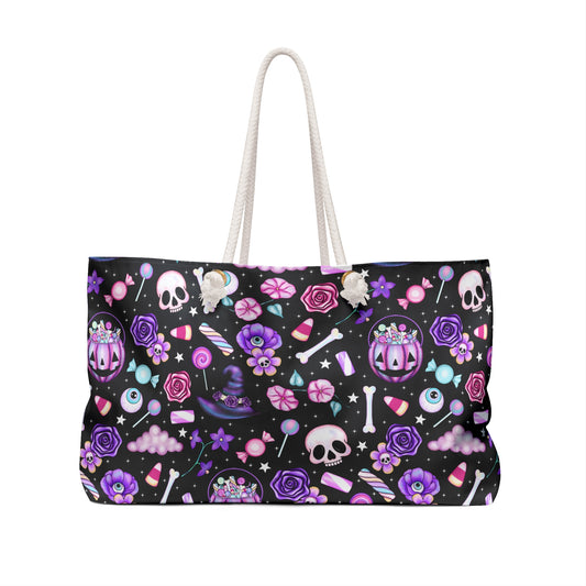 Candy Skulls & Bones Weekender Bag