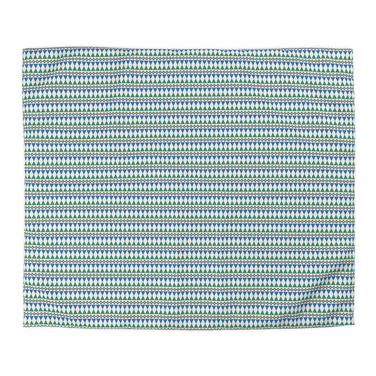 Regal Evergreen Cairn Stripes Microfiber Duvet Cover