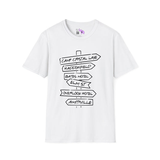 Horror Film Sign Adult T-shirt