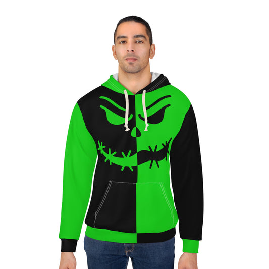 Creepy Stitch Hoodie – Green & Black
