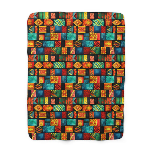 Imani Flow Sherpa Fleece Blanket