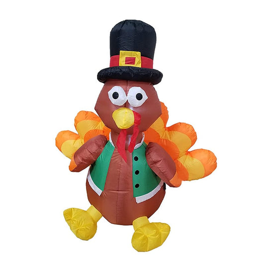 Lighted Turkey Thanksgiving Inflatable Yard Decoration