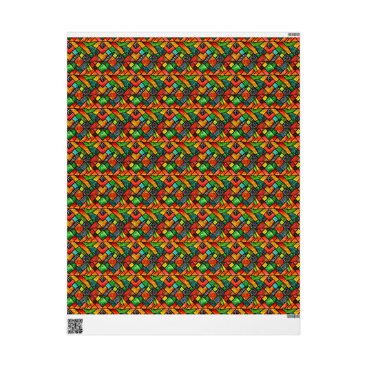 Unity Glow Kwanzaa Wrapping Paper