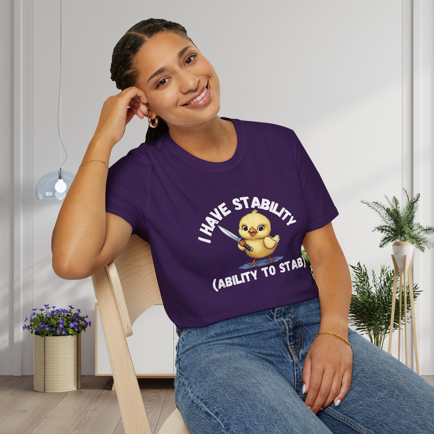 I Have Stability (Stab Ability) Adult T-shirt