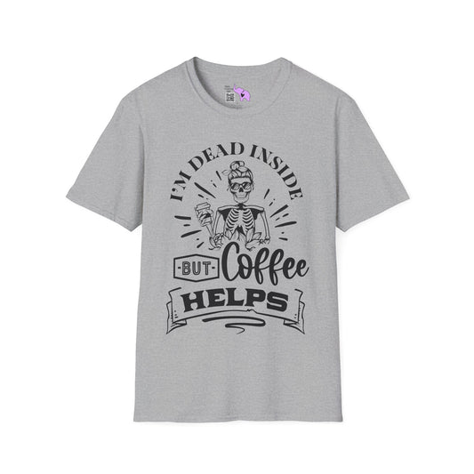 I'm Dead Inside But Coffee Helps Adult T-shirt