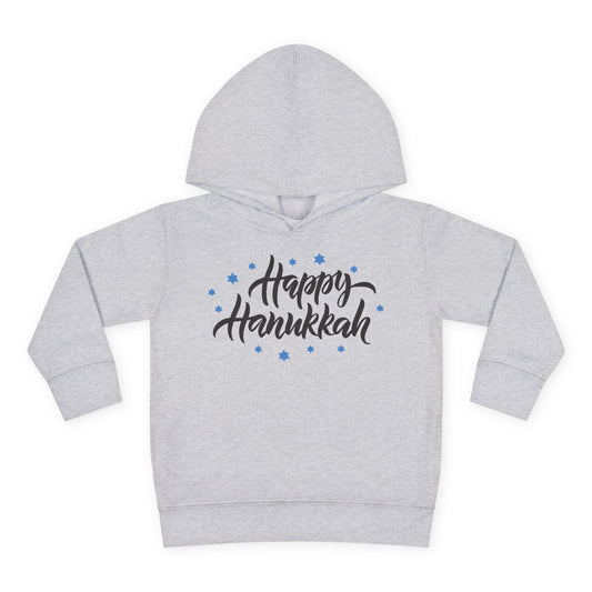 Happy Hanukkah 3 Toddler Pullover Fleece Hoodie