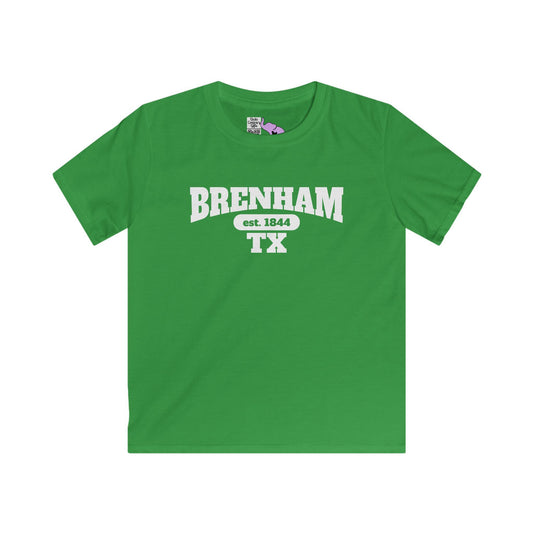 Brenham Tx Est 1844 Youth Softstyle Tee