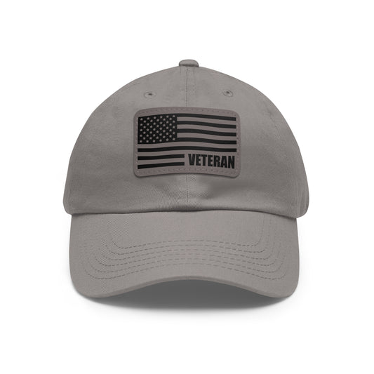 Veteran Dad Hat 2 with Leather Patch