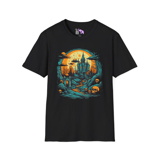 Creepy Cemetery 13 Adult T-shirt