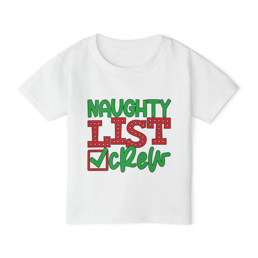 Naughty List Crew Heavy Cotton™ Toddler T-shirt