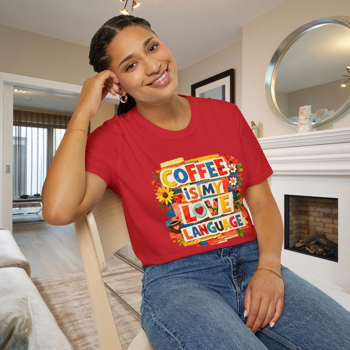 Coffee Is My Love Language Adult T-shirt
