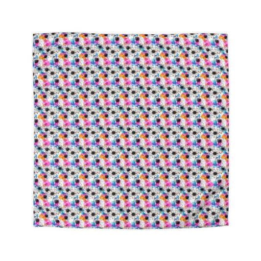 Watercolor Daisy Dream Microfiber Duvet Cover