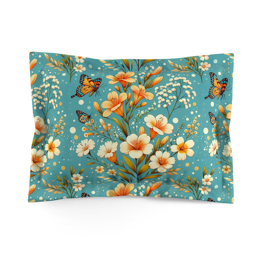 Petals & Wings Microfiber Pillow Sham