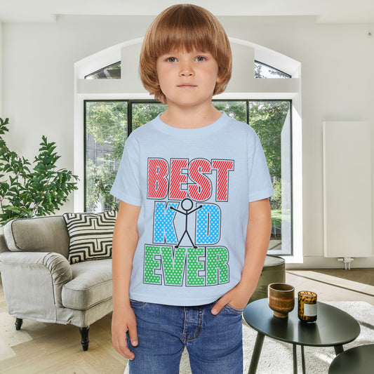 Best Kid Ever (Colorful) Heavy Cotton™ Toddler T-shirt