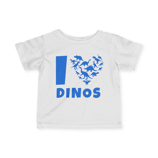 I Love Dinosaurs Infant Soft T-Shirt