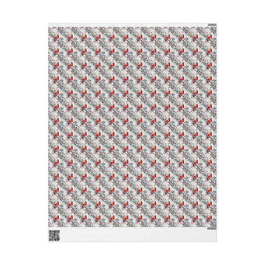 Crimson in the Snow Wrapping Paper