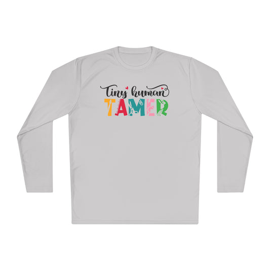 Tiny Human Tamer (Teacher) Adult Long Sleeve Tee