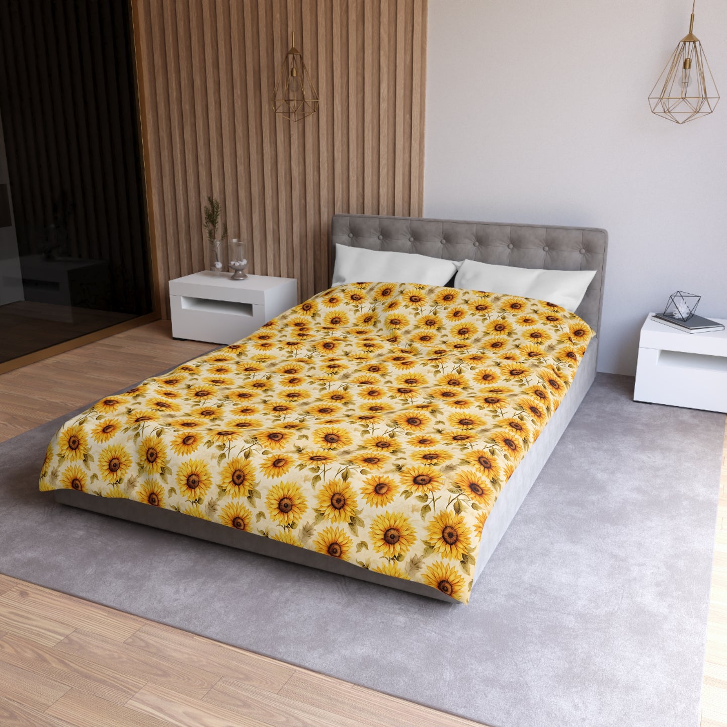 Sunflowers Microfiber Duvet Cover