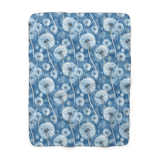 Wishes On The Wind Sherpa Fleece Blanket