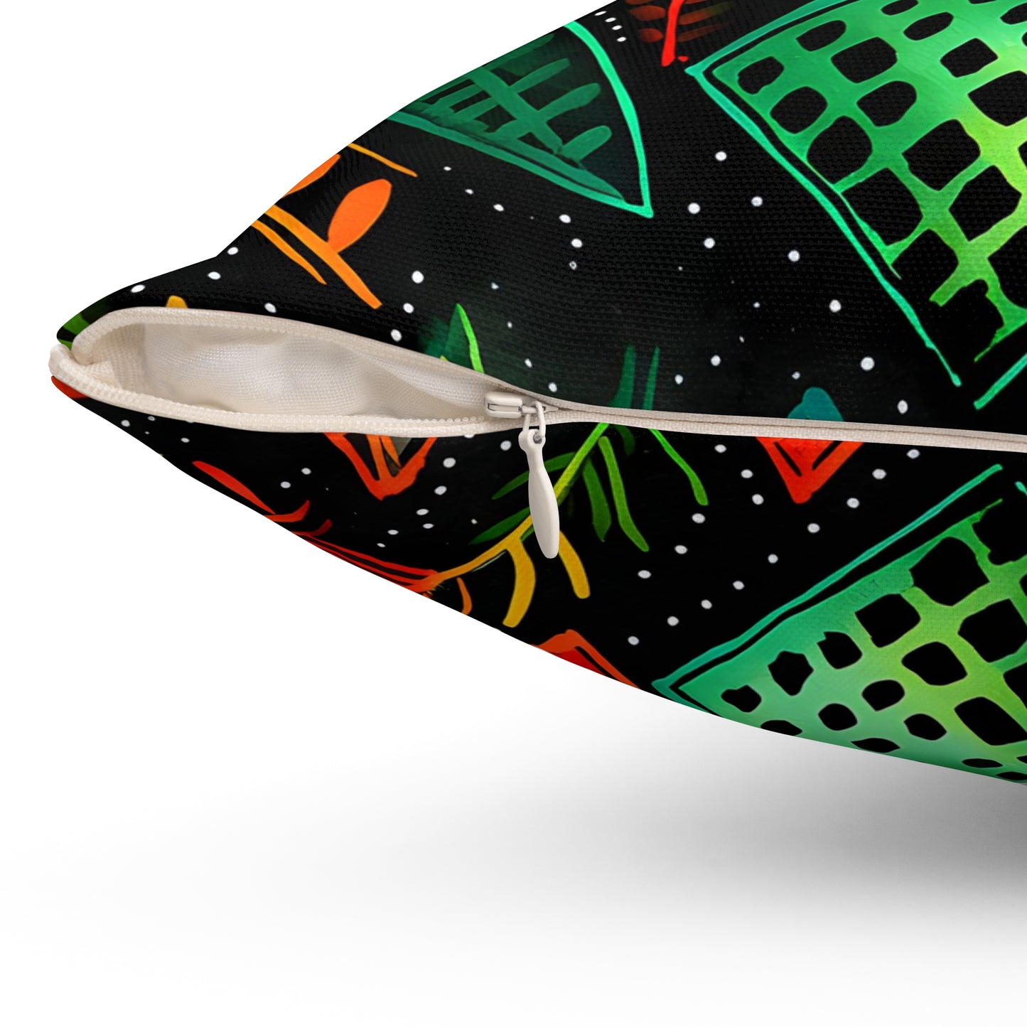 Kujichagulia Waves Throw Pillow