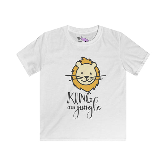 King of the Jungle (Lion) Kids Softstyle Tee