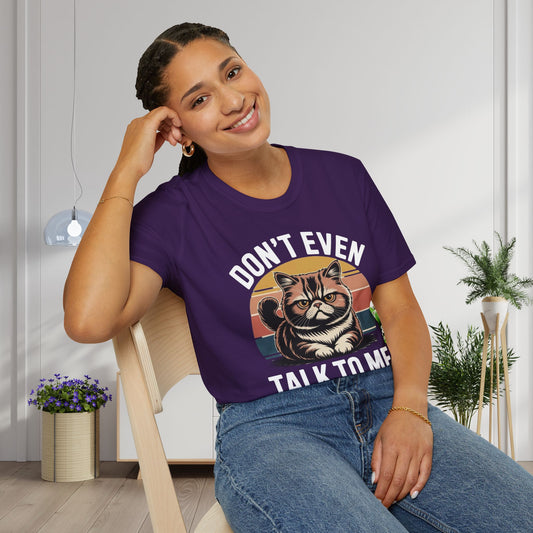Don't Even Talk To Me (Grumpy Cat) Adult T-shirt