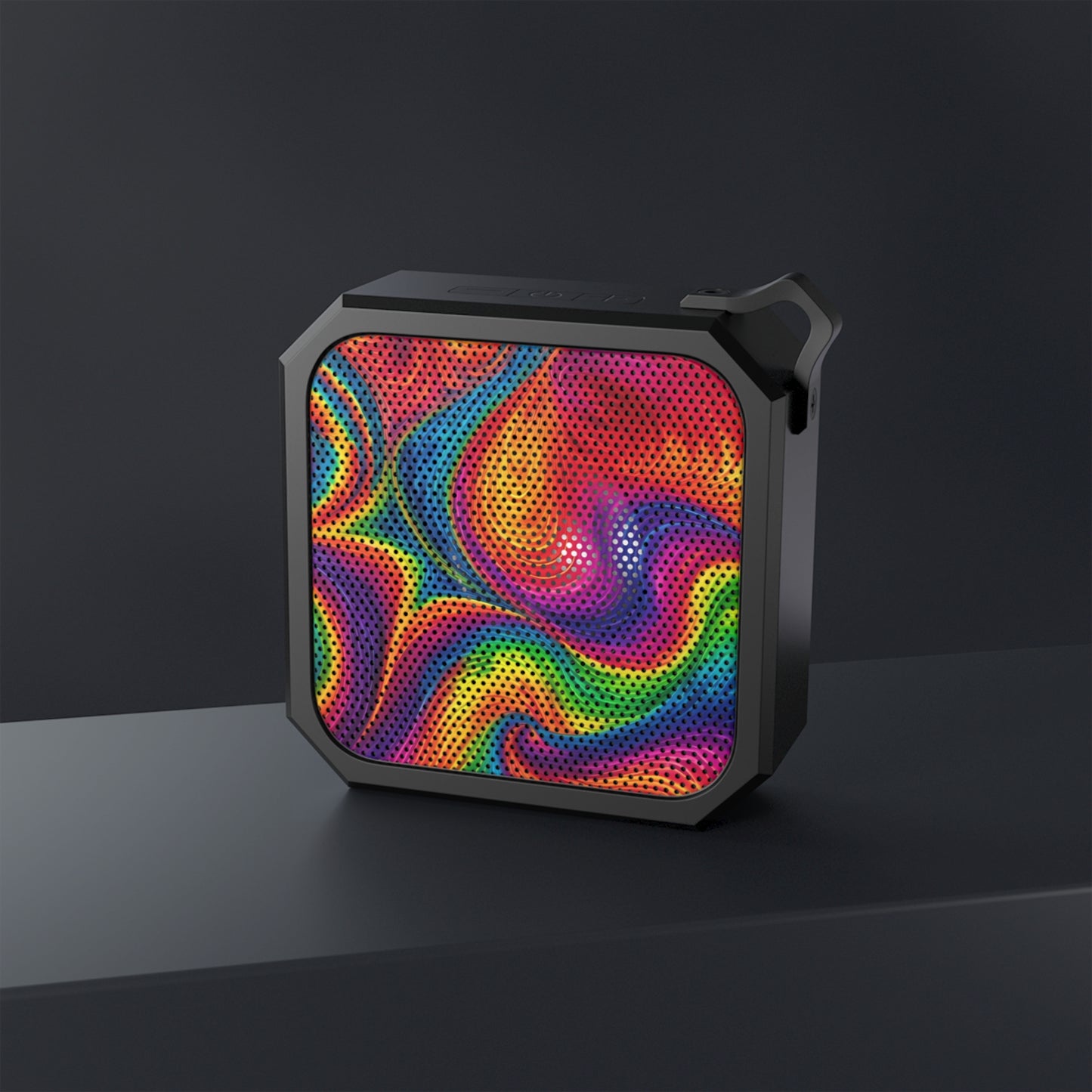 Vibrant Color Swirl Blackwater Outdoor Bluetooth Speaker