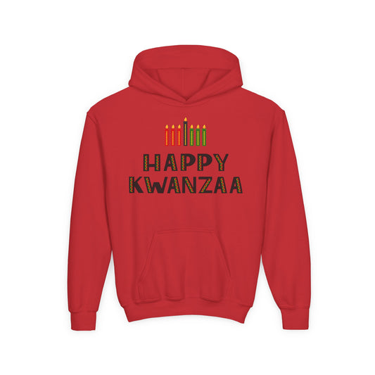 Happy Kwanzaa (Kinara) Youth Hoodie