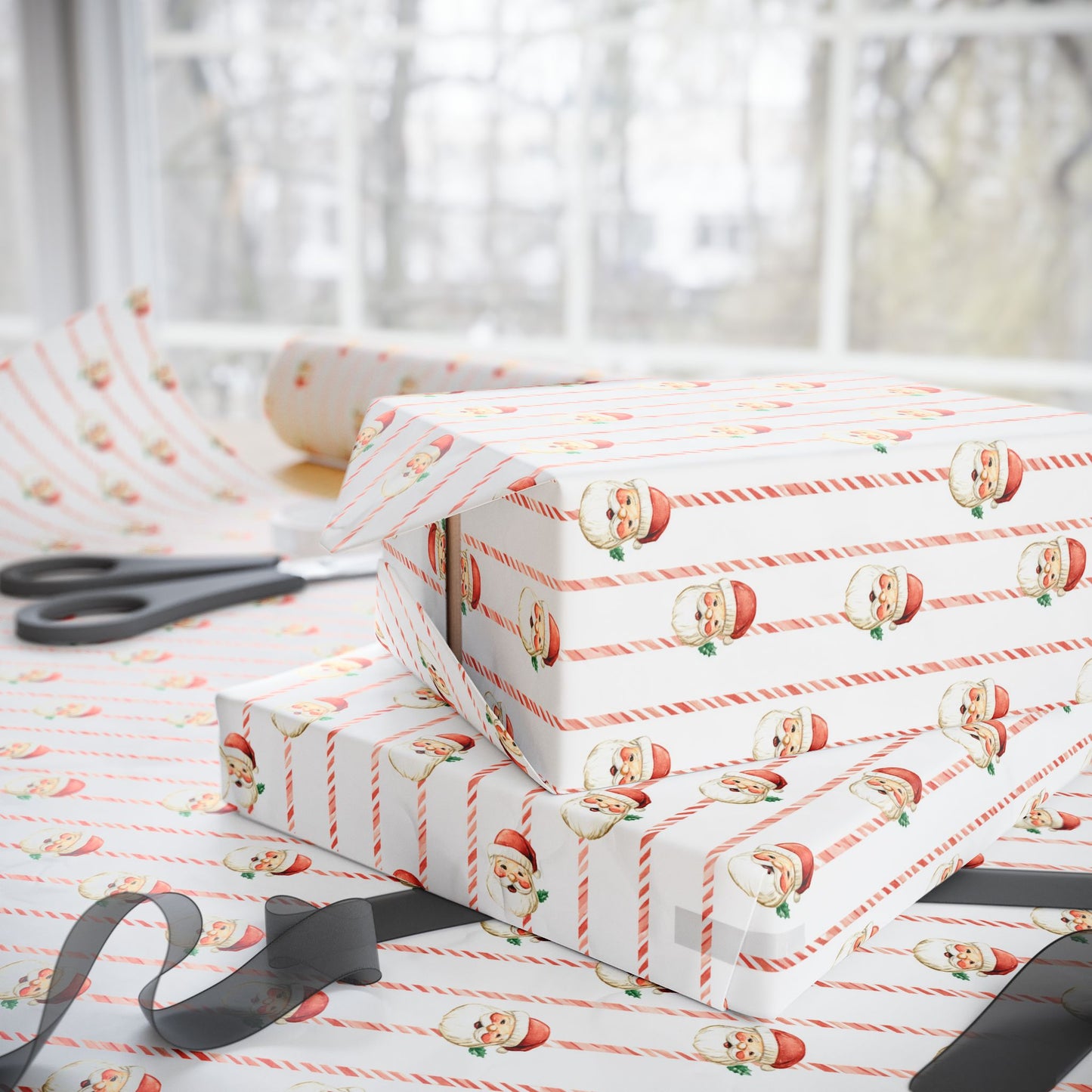 Claus & Canes Wrapping Paper