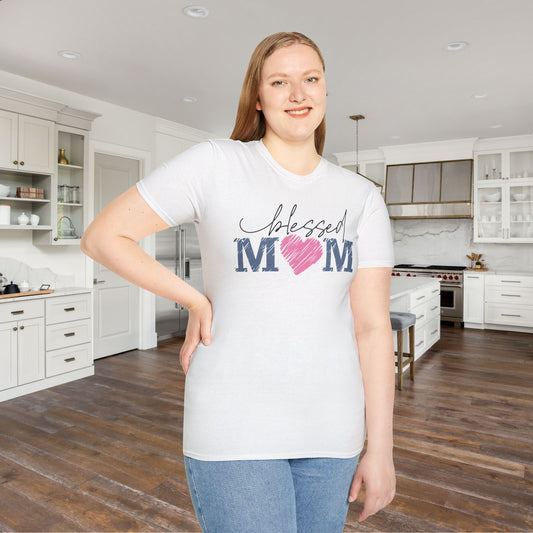 Blessed Mom Adult T-shirt