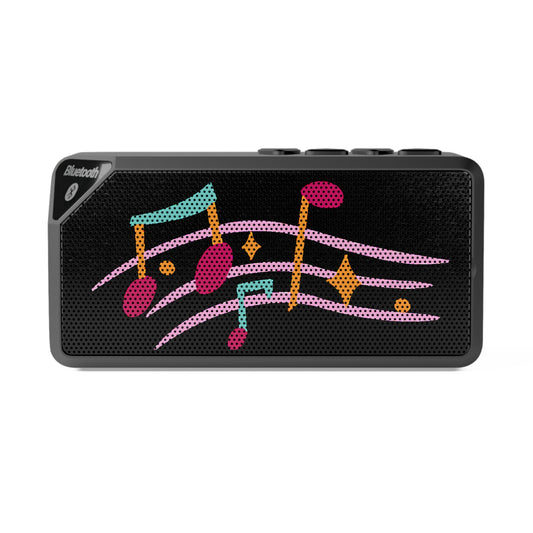 Colorful Music Notes Jabba Bluetooth Speaker