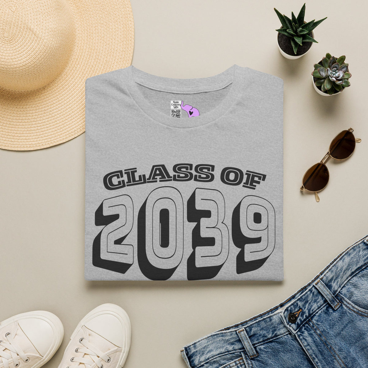 Class of 2039 Unisex Tshirt for 2026/27 Kindergarteners