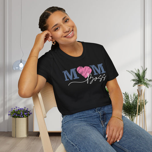 Mom Boss Adult T-shirt